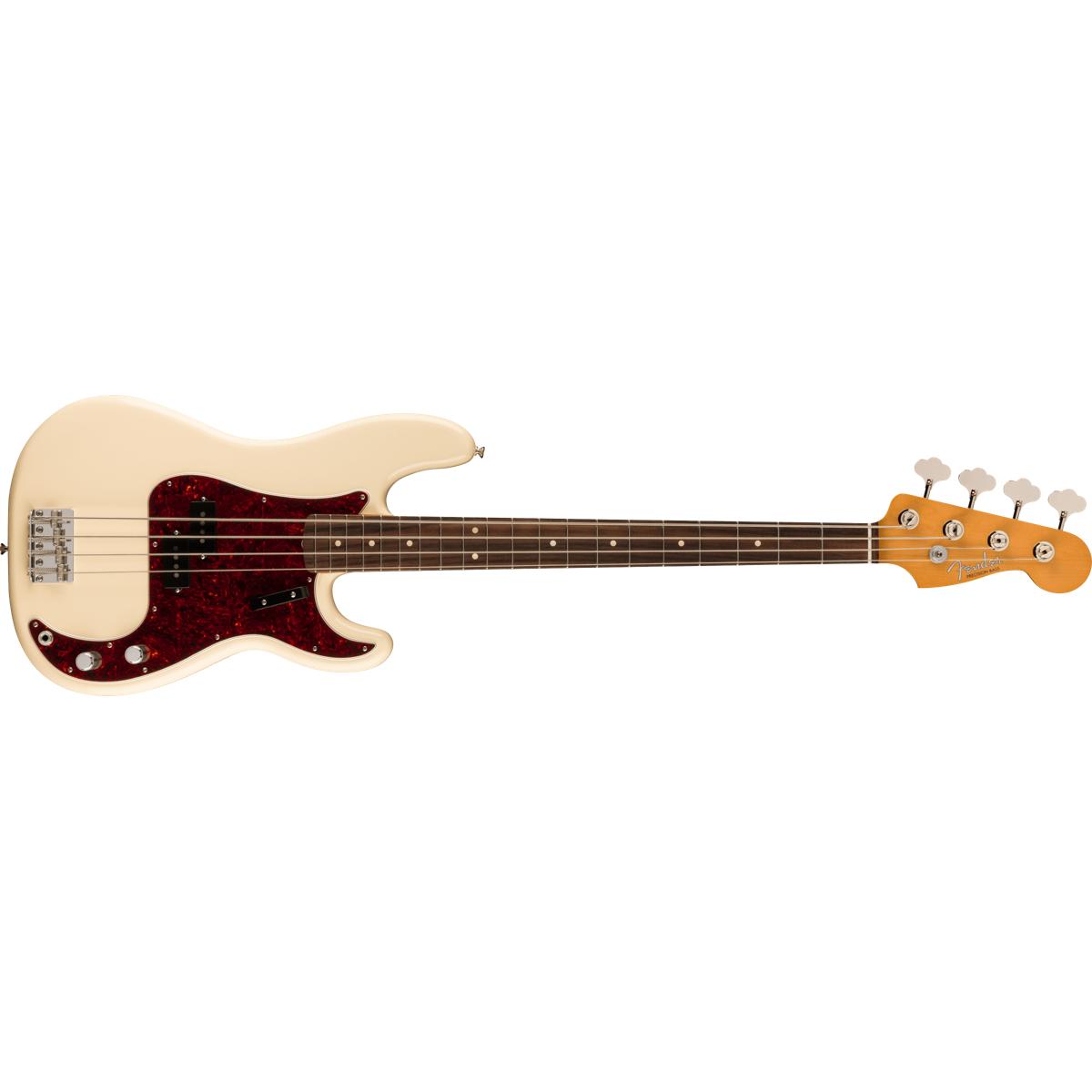 Fender Vintera II 60s Precision Bass Guitar RW Olympic White - MIM 0149220305