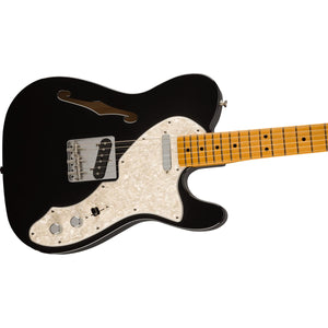 Fender Vintera II 60s Telecaster Thinline Electric Guitar MN Black - MIM 0149062306