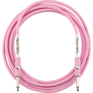 Fender x Hello Kitty Guitar Cable 3m (10ft) Instrument Lead Pink - 0990510156