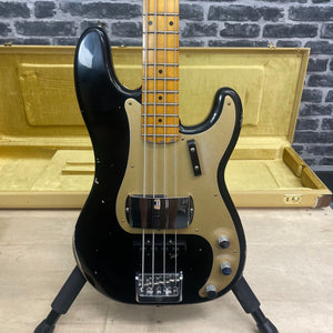 Fender Custom Shop Limited Edition '59 Precision Bass Guitar Aged Black - Relic - 9236081264