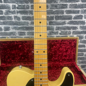 Fender Custom Shop Limited Edition '52 Telecaster Electric Guitar Faded Aged Nocaster Blonde - Deluxe Closet Classic - 9236080867