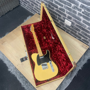 Fender Custom Shop Limited Edition '52 Telecaster Electric Guitar Faded Aged Nocaster Blonde - Deluxe Closet Classic - 9236080867