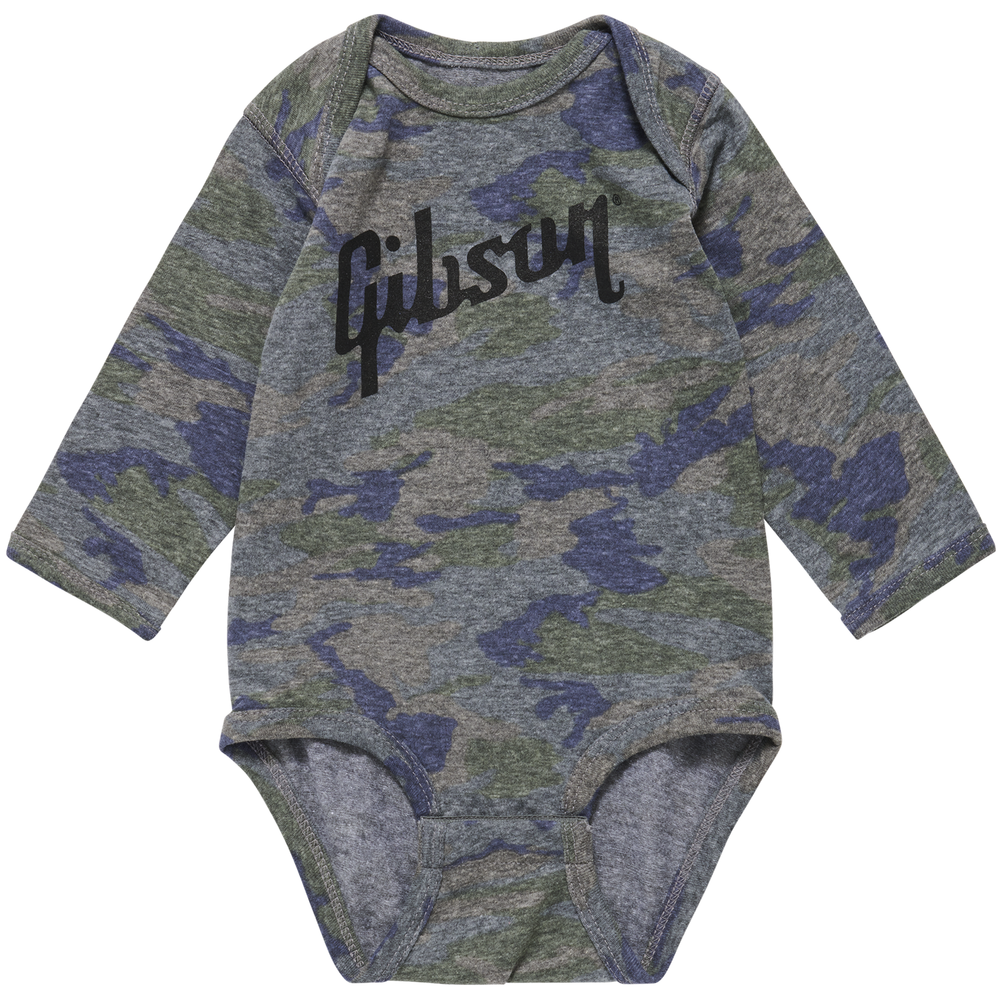 Gibson Camo Baby Onesie Camo 6/12M