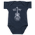 Gibson Rock Me Mama Baby Onesie Heather Blue 6/12M