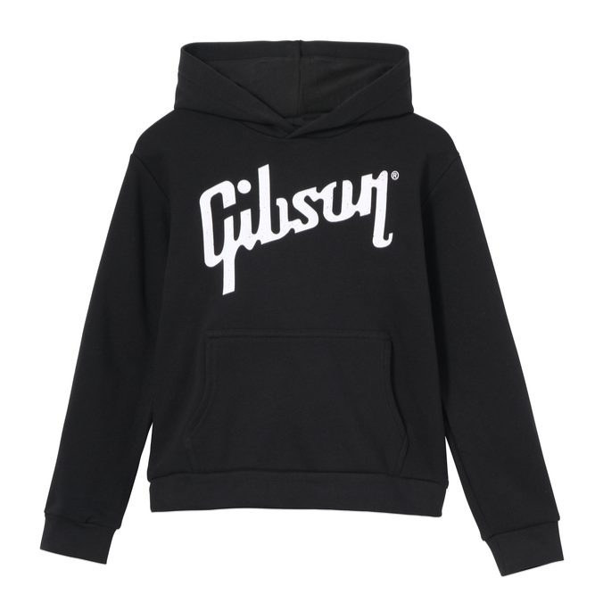 Gibson Kids Logo Pullover Hoodie Black Small