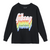 Gibson Kids Rainbow Logo Longsleeve T-Shirt Black Medium