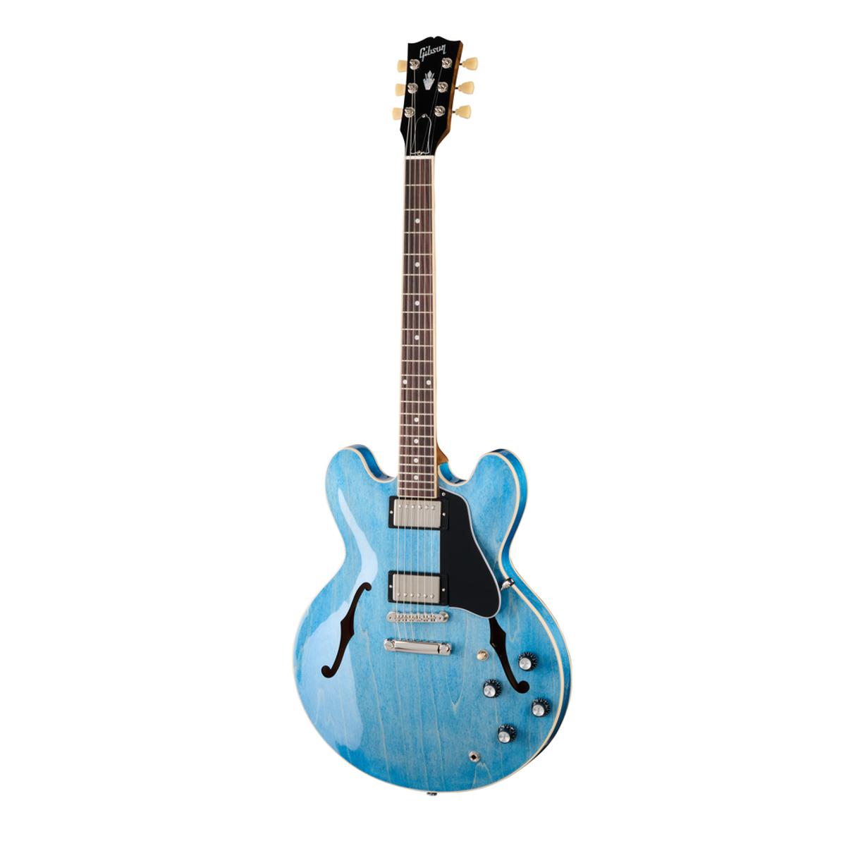 Gibson ES-335 Electric Guitar Semi-Hollow Custom Colour Ocean Blue - ES3500OBNH1