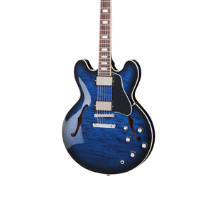 Gibson ES-335 Figured Electric Guitar Semi-Hollow Custom Colour Deep Ocean Burst - ES35F00DPNH1