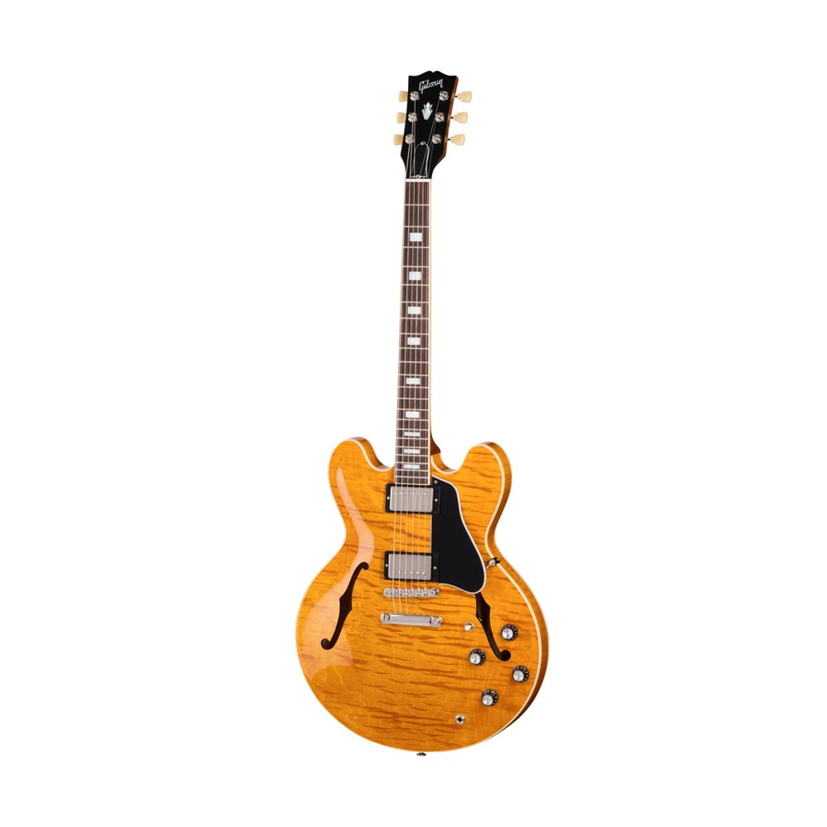 Gibson ES-335 Figured Electric Guitar Semi-Hollow Custom Colour Honey Amber - ES35F00HYNH1