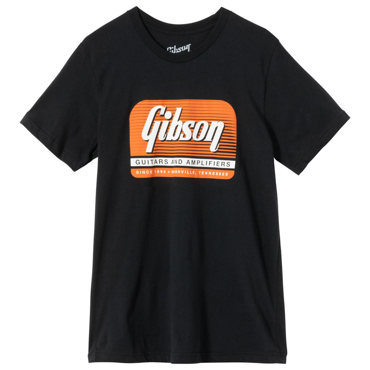 Gibson Guitars And Amplifiers T-Shirt Black