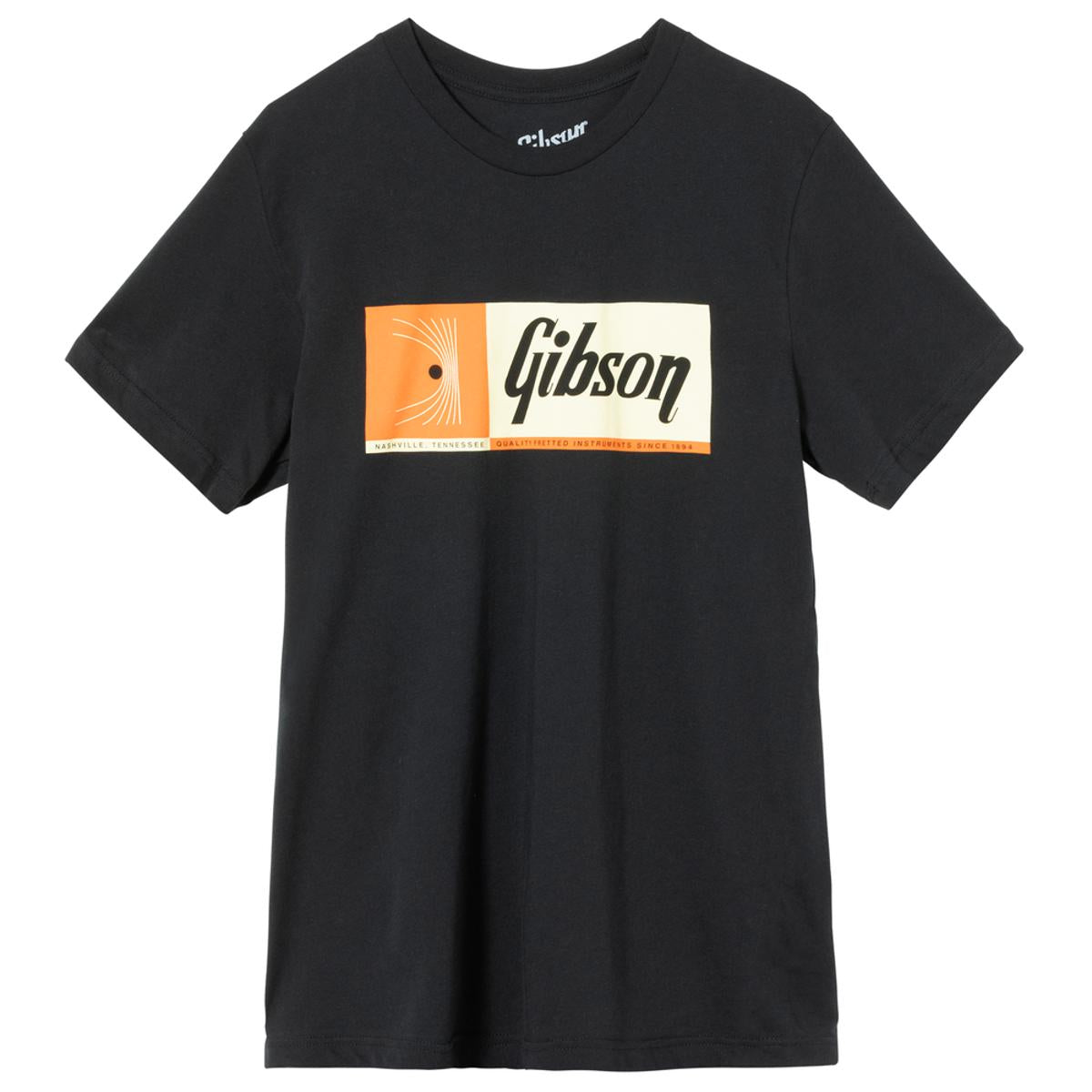 Gibson Quality Fretted Instruments T-Shirt Black Med