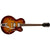 Gretsch G2420T Streamliner Hollow Body Electric Guitar Havana Burst w/ Bigsby & BroadTron BT-3S Pickups - 2807200531