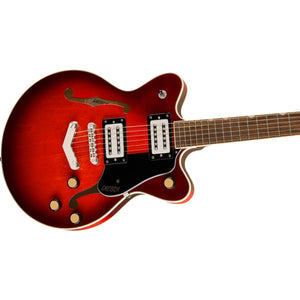 Gretsch G2655 Streamliner Center Block Jr. Double-Cut Electric Guitar Claret Burst w/ V-Stoptail - 2817100561