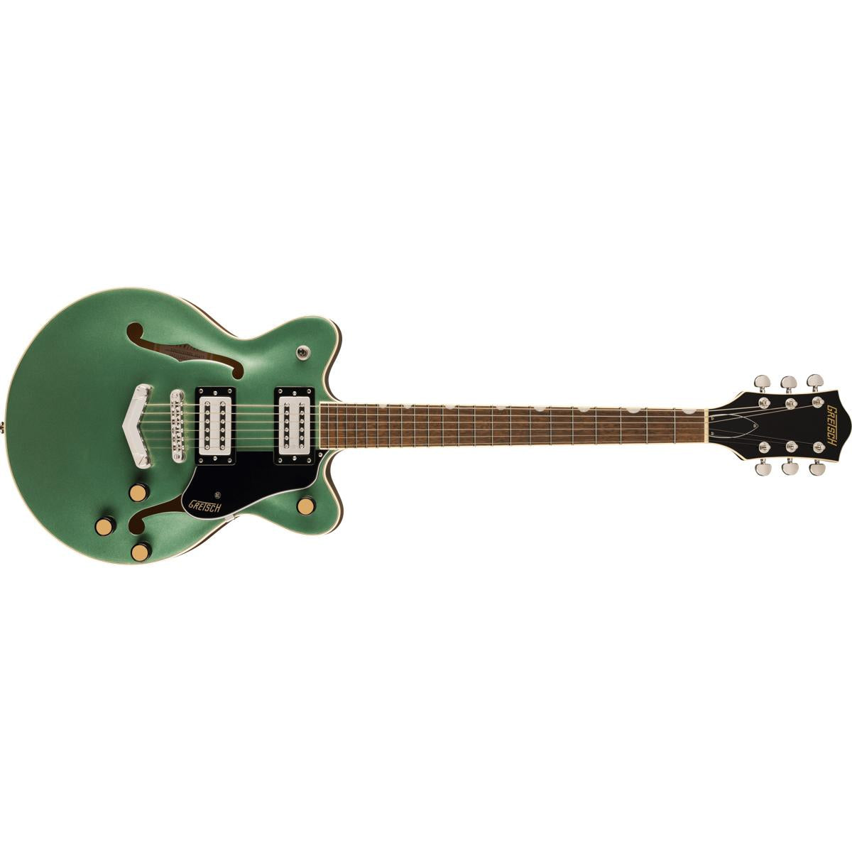 Gretsch G2655 Streamliner Center Block Jr. Double-Cut Electric Guitar Steel Olive w/ V-Stoptail - 2817100530