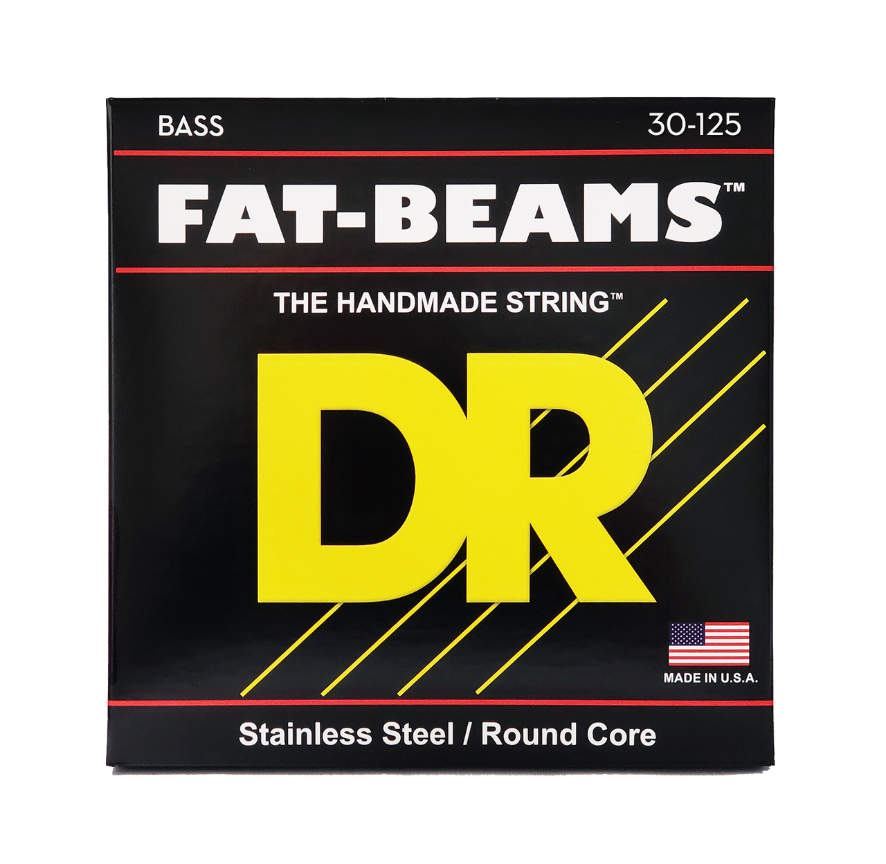 DR FAT-BEAM FB6-30 Stainless Steel Bass Guitar Strings: 6-String Medium 30-125