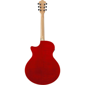 Ibanez AE170N Acoustic Guitar Natural High Gloss Top w/ Transparent Red Back & Sides