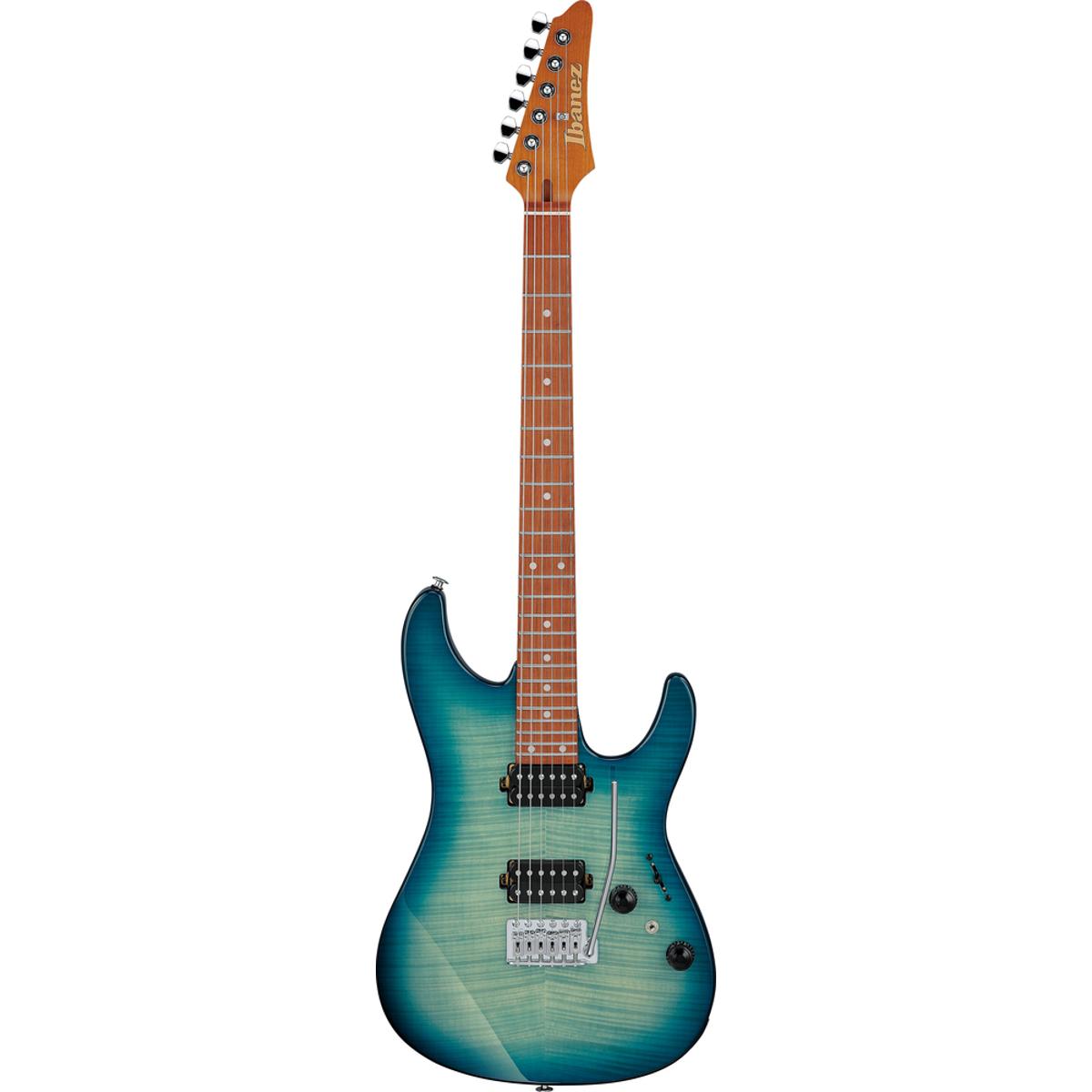 Ibanez AZ24S1F Electric Guitar Transparent Turquoise Burst