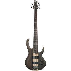 Ibanez BTB605Bass Guitar 5-String Transparent Gray Flat