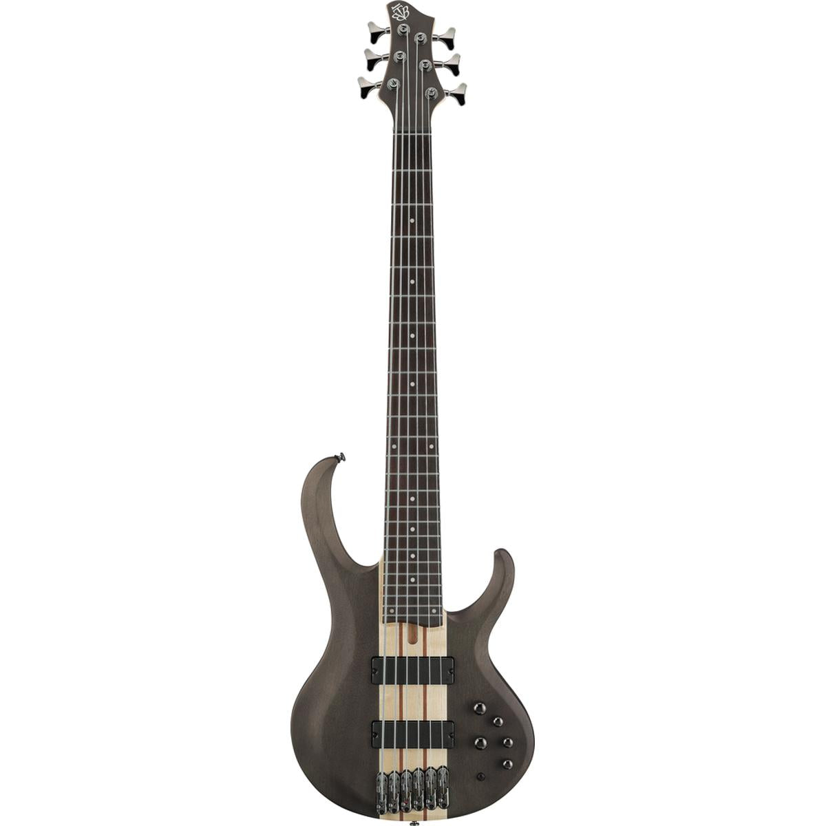 Ibanez BTB606 Bass Guitar 6-String Transparent Gray Flat