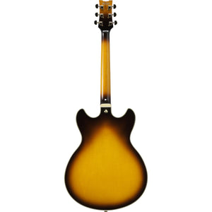 Ibanez JSM10EM John Scofield Signature Hollow Body Electric Guitar 2-Tone Sunburst w/ Hardcasae