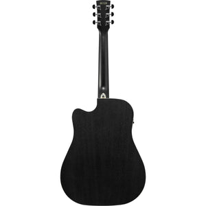 Ibanez PF16MWCEWK Acoustic Guitar Weathered Black Open Pore w/ Pickup & Cutaway