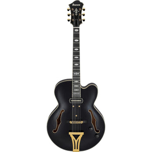 Ibanez PM3C Pat Metheny Signature Hollow Body Electric Guitar Black Low Gloss w/ Hardcasae