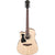 Ibanez V40LCE Acoustic Guitar Dreadnought Left Handed Open Pore Natural w/ Pickup & Cutaway - V40LCE-OPN