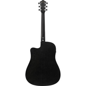 Ibanez V44CE Acoustic Guitar Weathered Black Open Pore