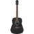 Ibanez V54NJP Acoustic Guitar Weathered Black Open Porew/ Bag