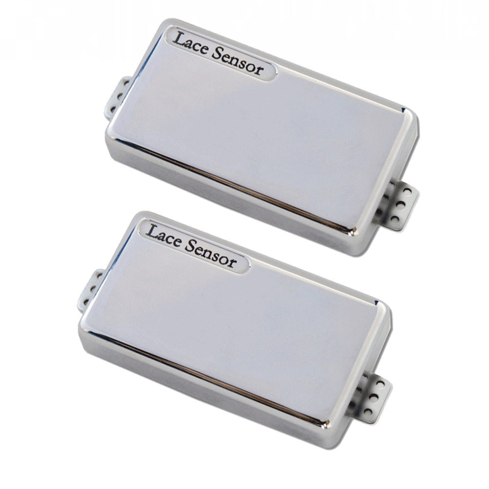 Lace Sensor Pickups -Hemi Humbucker Set - Chrome - PREOWNED