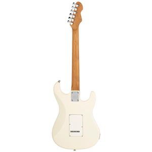 Levinson Sceptre Ventana Standard Electric Guitar SSS Left-Handed Laurel FB Olympic White