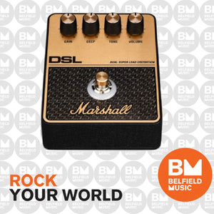 Marshall DSL Overdrive Guitar Effects Pedal Dual Super Lead Distortion FX