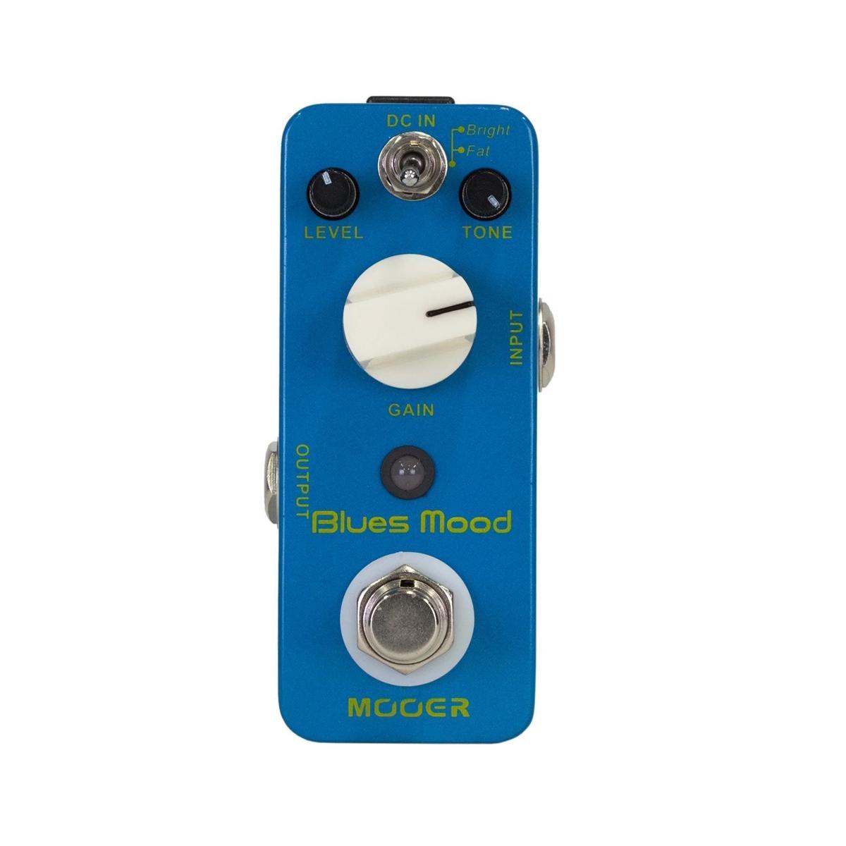 Mooer Blues Mood Classic Blues Overdrive Micro Bass Guitar Effects Pedal