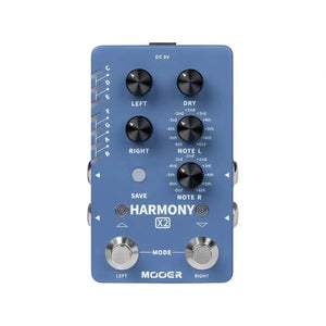 Mooer Dual Footswitch Harmony X2 Guitar Effects Pedal