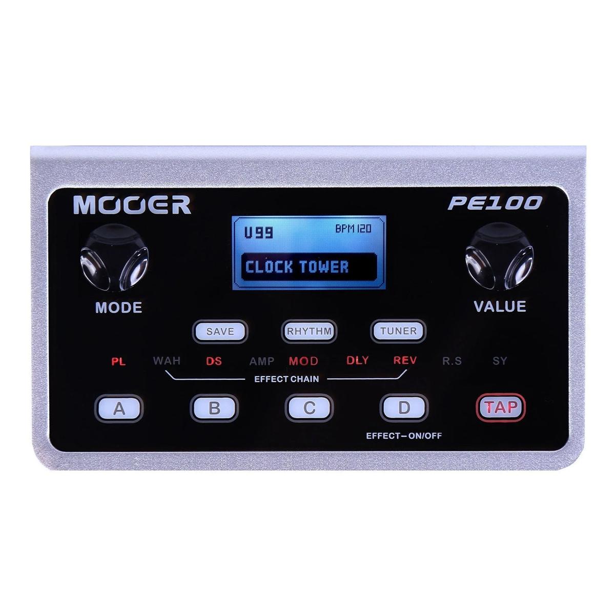 Mooer PE100 Portable Guitar Multi-Effects Pedal