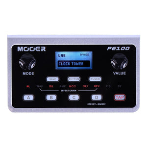 Mooer PE100 Portable Guitar Multi-Effects Pedal