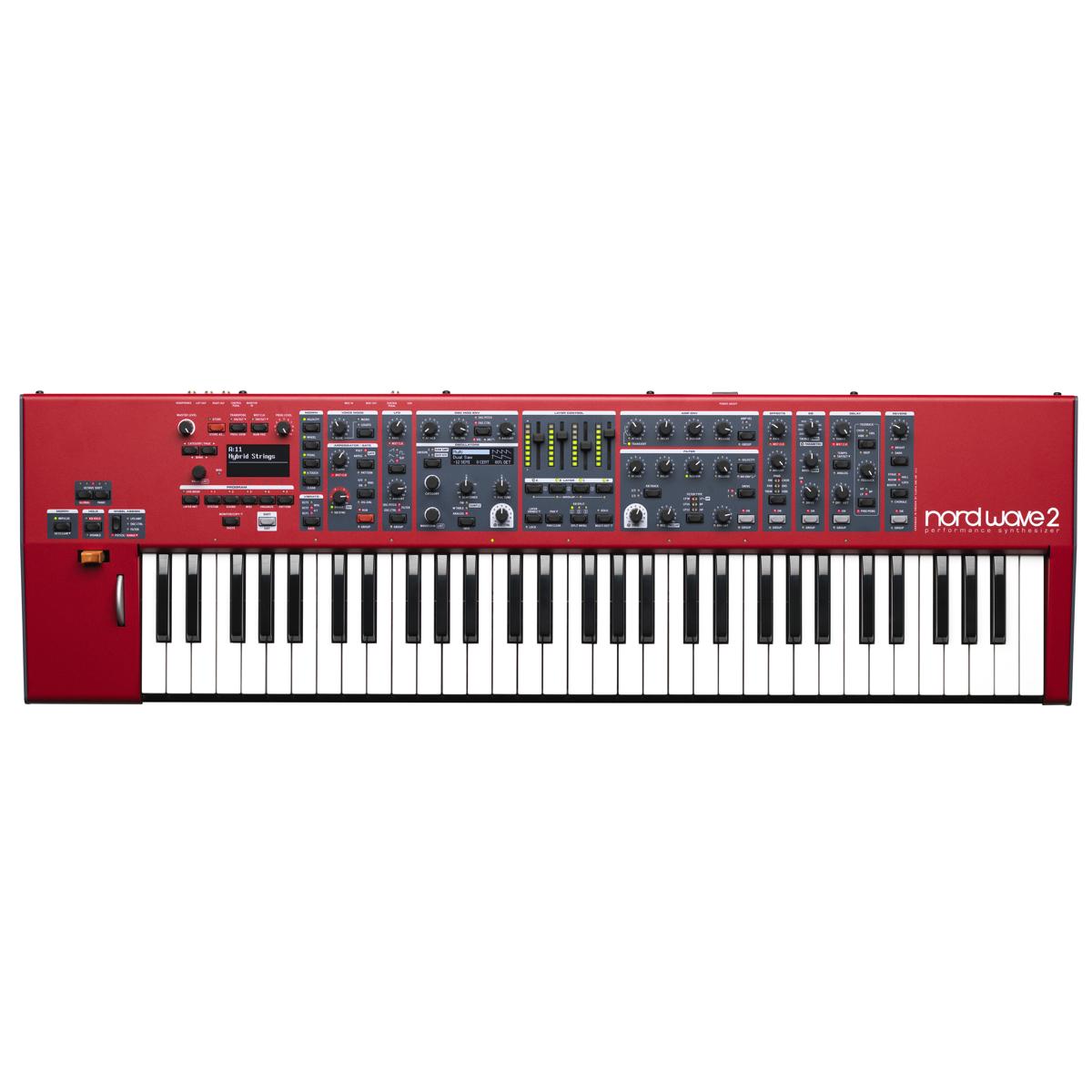 Nord Wave 2 Synthesizer 61-Note Synth Sampler w/ Semi-Weighted Waterfall Action