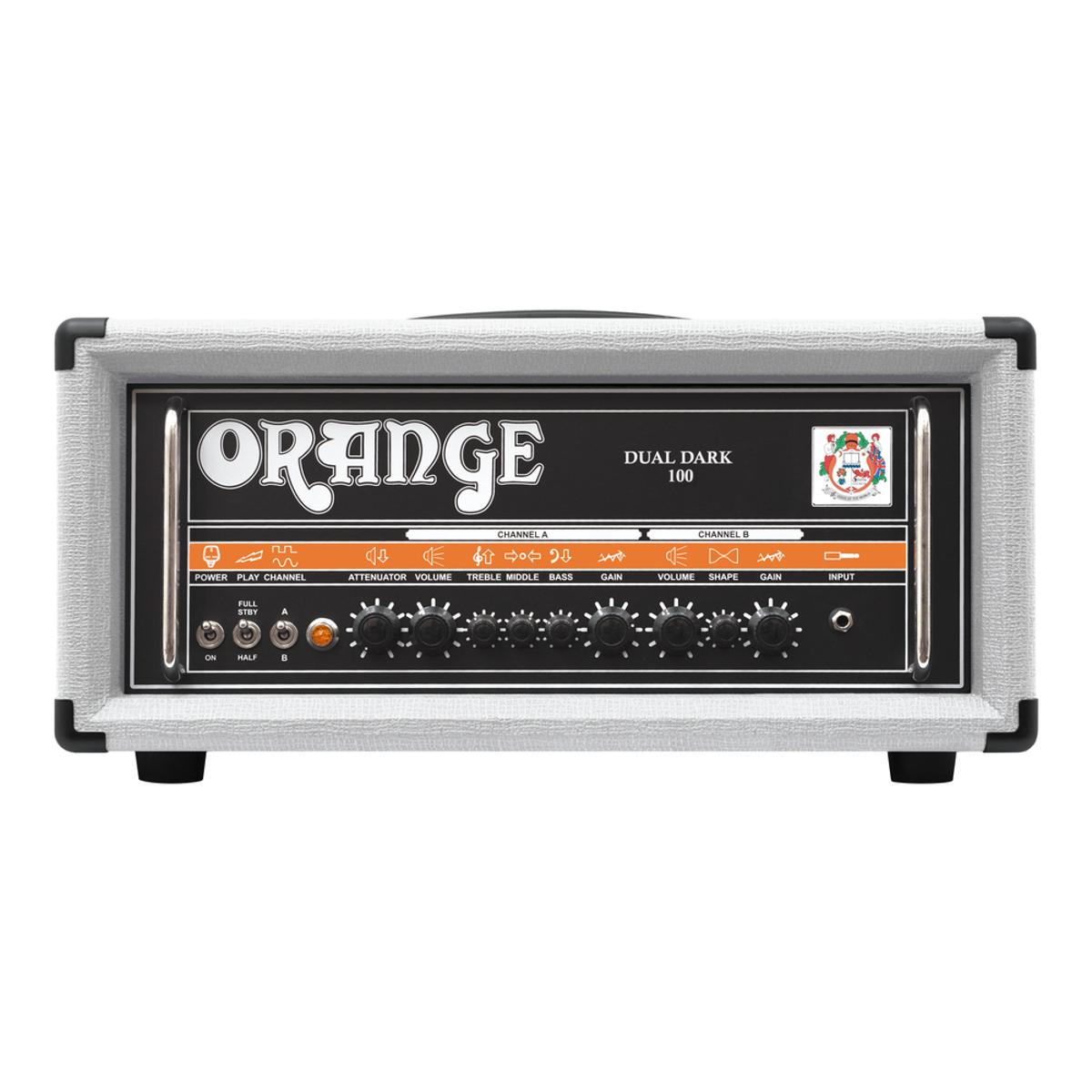 Orange DD100H Dual Dark 100 Guitar Amplifier 100w Head Amp - White