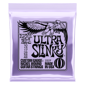 Ernie Ball 2227 Electric Guitar Strings Slinky Nickel Wound Ultra 10-48