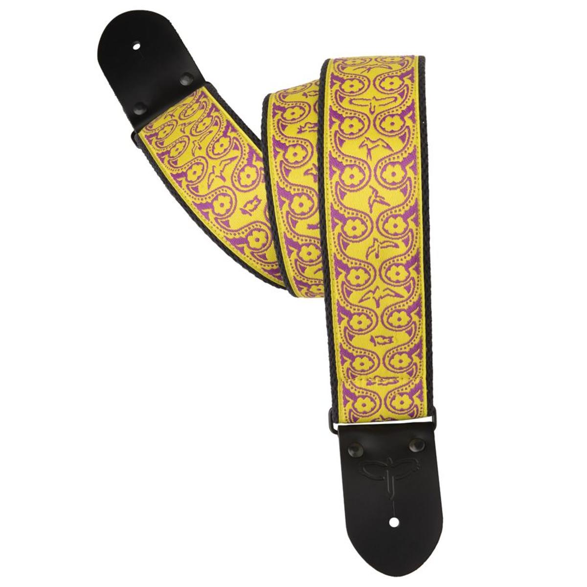 PRS 2.5inch Retro Guitar Strap Fleur Violet