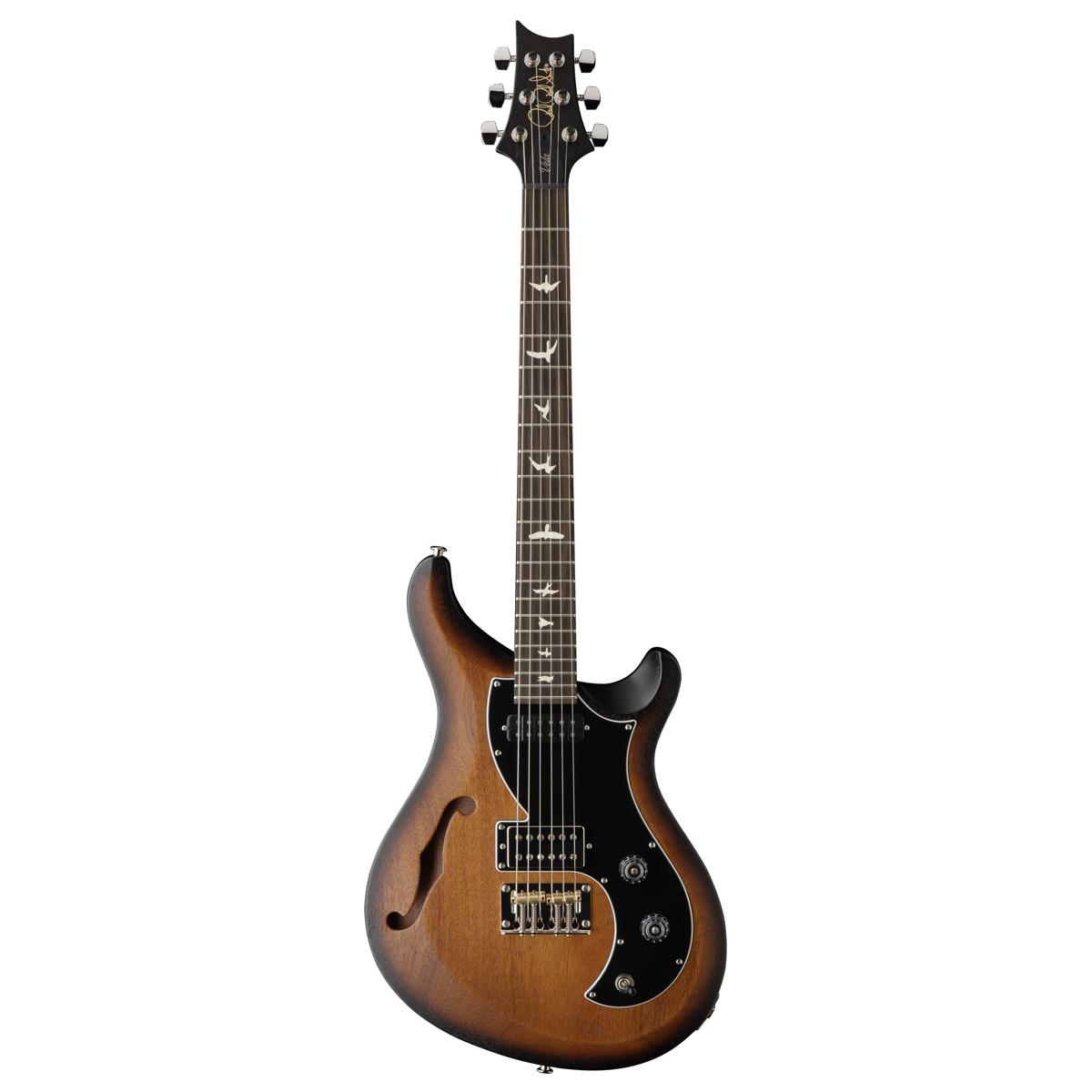 PRS Paul Reed Smith S2 Vela Semi Hollow Satin Electric Guitar McCarty Tobacco Sunburst w/ USA Pickups