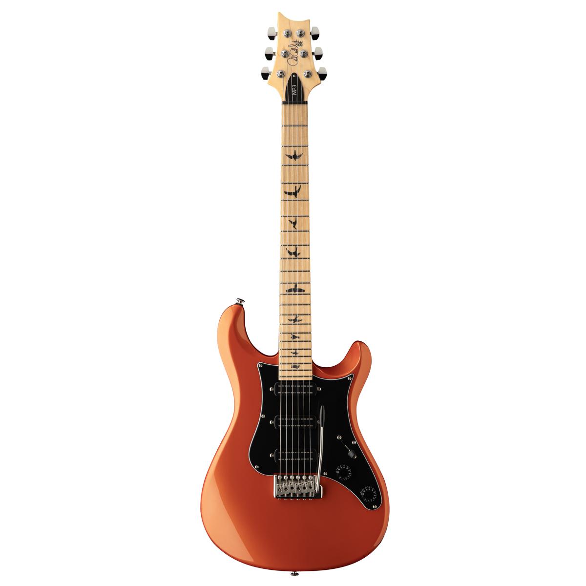 PRS Paul Reed Smith SE NF3 Electric Guitar Maple FB Metallic Orange