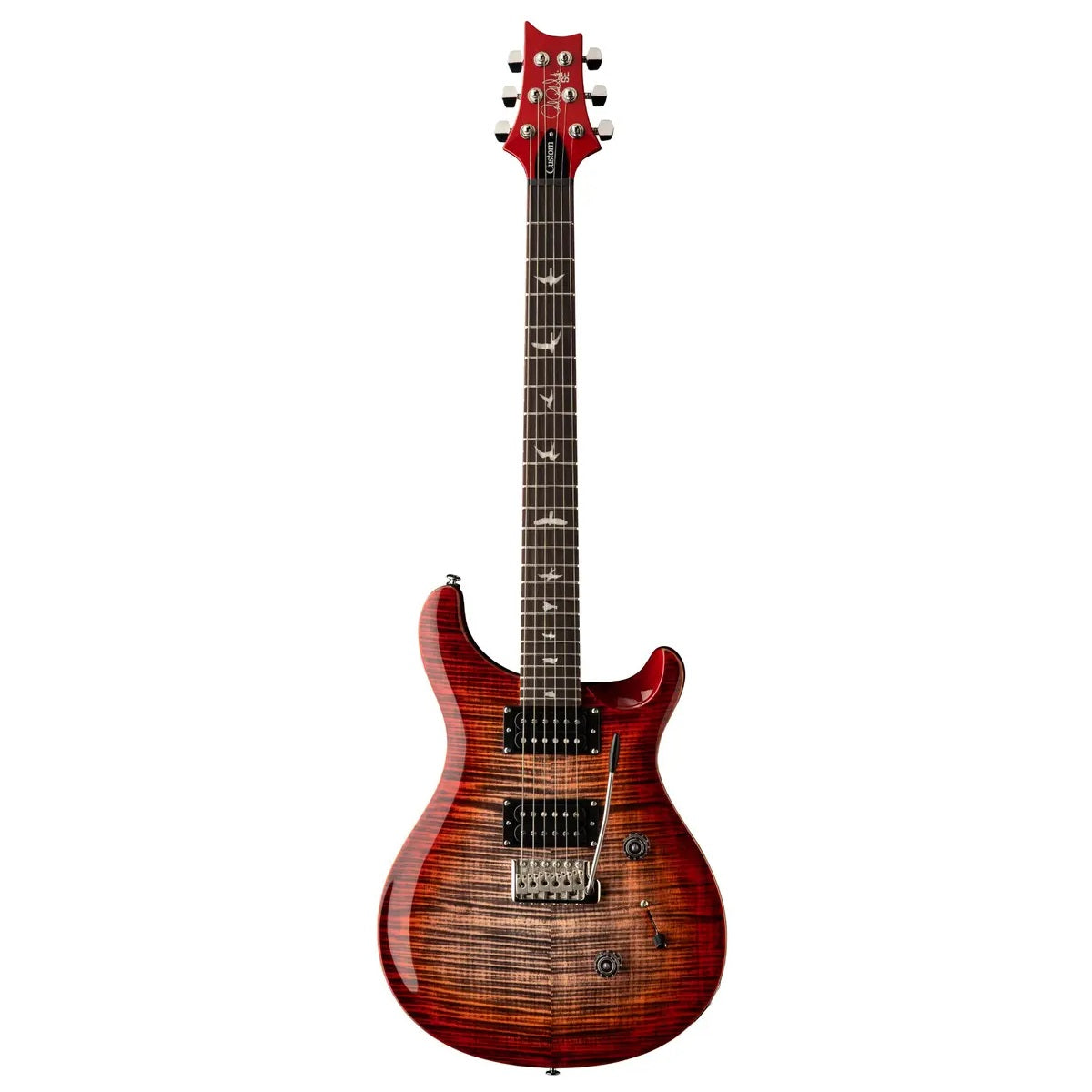 PRS Paul Reed Smith SE Custom 24 Electric Guitar Charcoal Cherry Burst