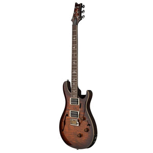 PRS Paul Reed Smith SE Custom 24 Semi Hollow Piezo Electric Guitar Orange Tiger Smoke Burst