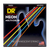 DR HI-DEF NEON NMCB-40 Multi-Color Colored Bass Guitar Strings: Light 40-100