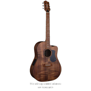 Pratley Classic Series Dreadnought Acoustic Guitar 12-String All Solid Blackwood w/ Cutaway & Pickup