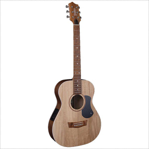 Pratley Classic Series Mini OM Acoustic Guitar All Solid Qld Fig Top, Blackwood Back & Sides w/ Pickup