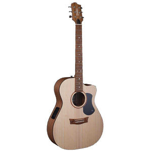 Pratley Classic Series OM Acoustic Guitar All Solid Bunya Top, Maple Back & Sides w/ Cutaway & Pickup