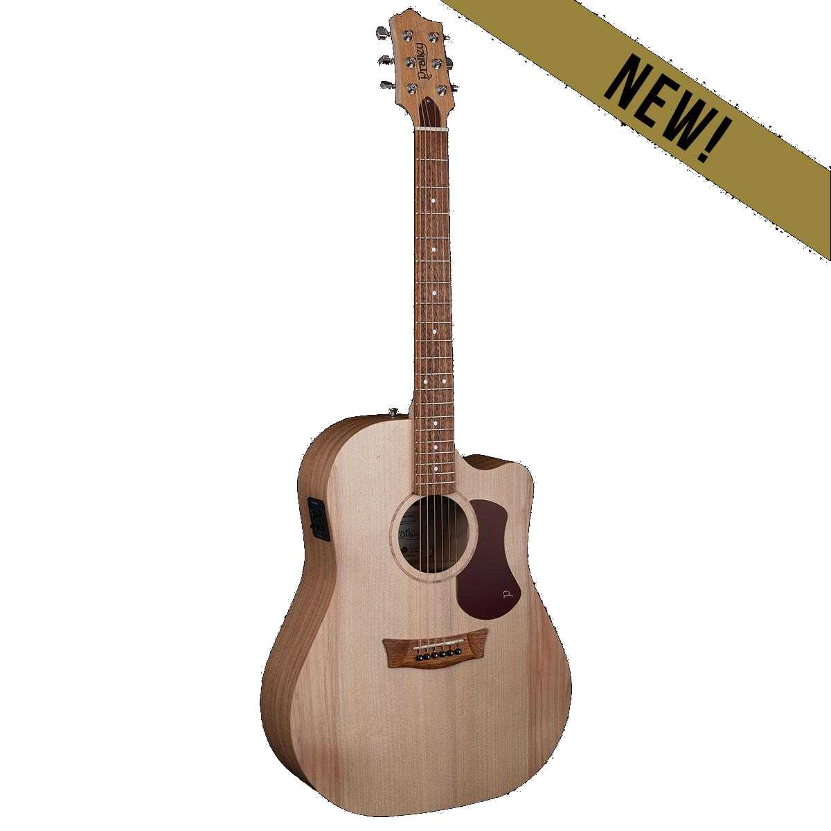 Pratley Entertainer Dreadnought Acoustic Guitar All Solid Bunya Top, Maple Back & Sides w/ Cutaway & Pickup