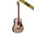 Pratley Entertainer Mini OM Acoustic Guitar All Solid Bunya Top, Maple Back & Sides w/ Pickup